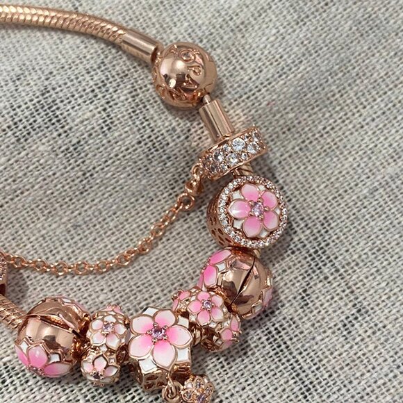 Pandora Rose Gold Bead Bracelet - Picture 4 of 6